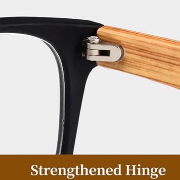 NEW! 5 Pack Reading Glasses Blue Light Block Wood Grain Magnifying Strength+1.00 - Picture 7 of 11